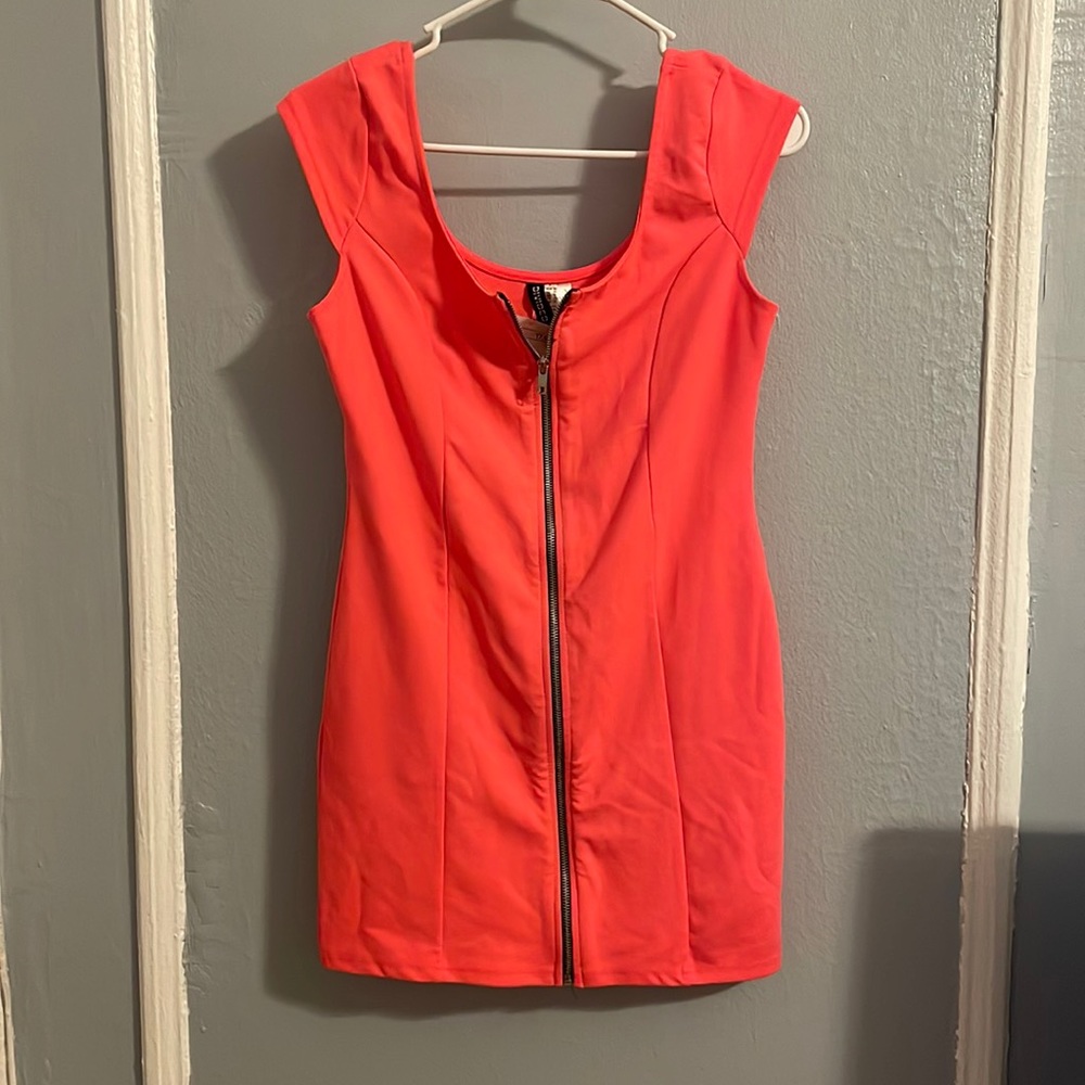 H&M Pink Stretchy Mini Dress